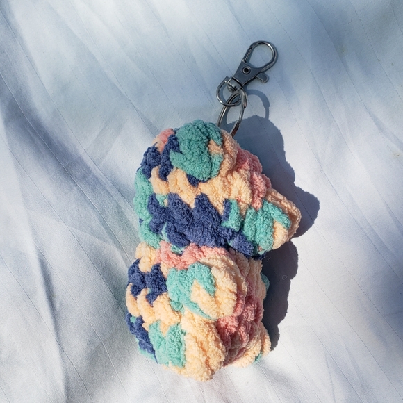 Gummy Bear Teddy Bear Key Ring Backpack Accessory - Picture 3 of 14